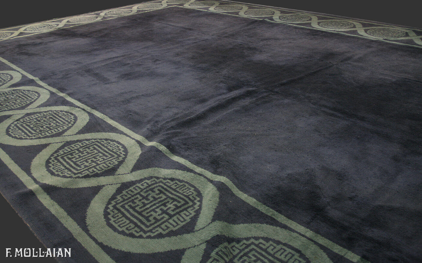 فرش بزرگ آنتیک اسپانیایی کد:۱۹۶۰۸۵۹۰